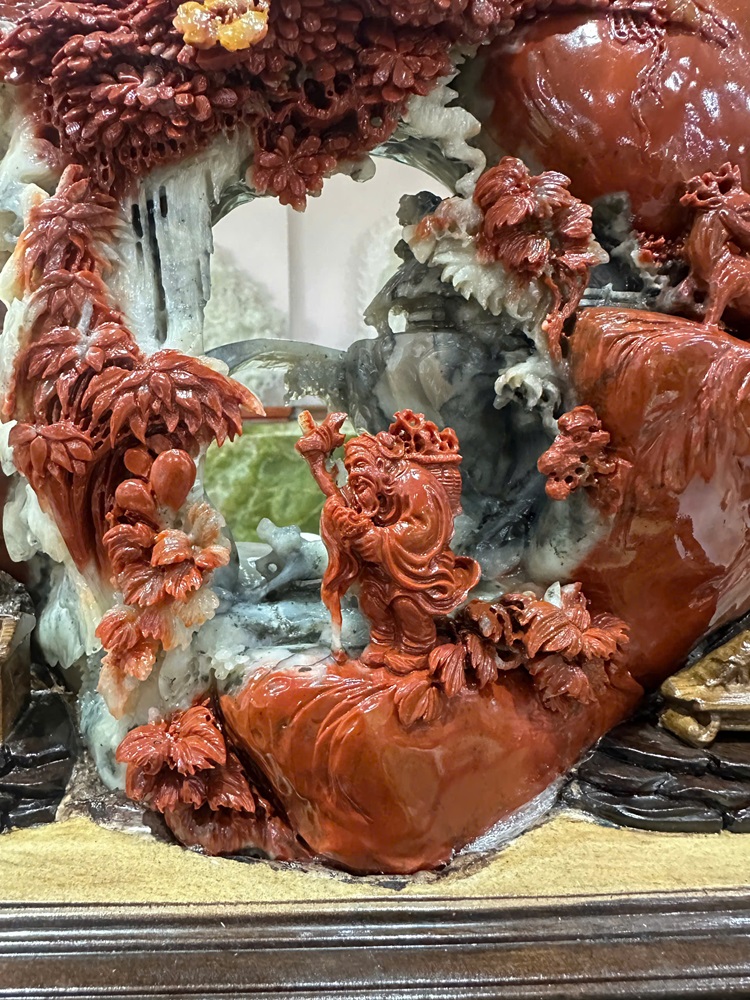 Bồng Lai Tiên Cảnh Ngọc Thọ Sơn 35x30cm