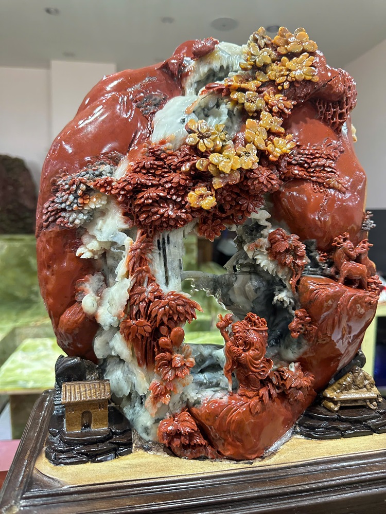 Bồng Lai Tiên Cảnh Ngọc Thọ Sơn 35x30cm