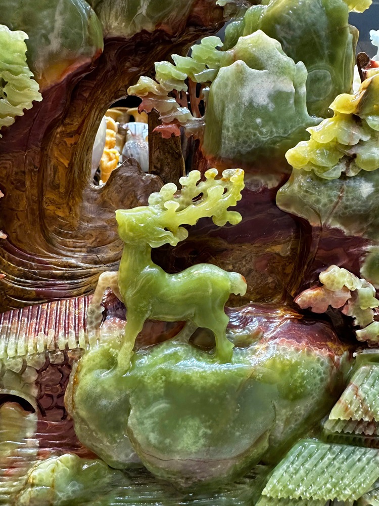 Phong Cảnh Hữu Tình Ngọc Onyx Tự Nhiên 56x45x8cm