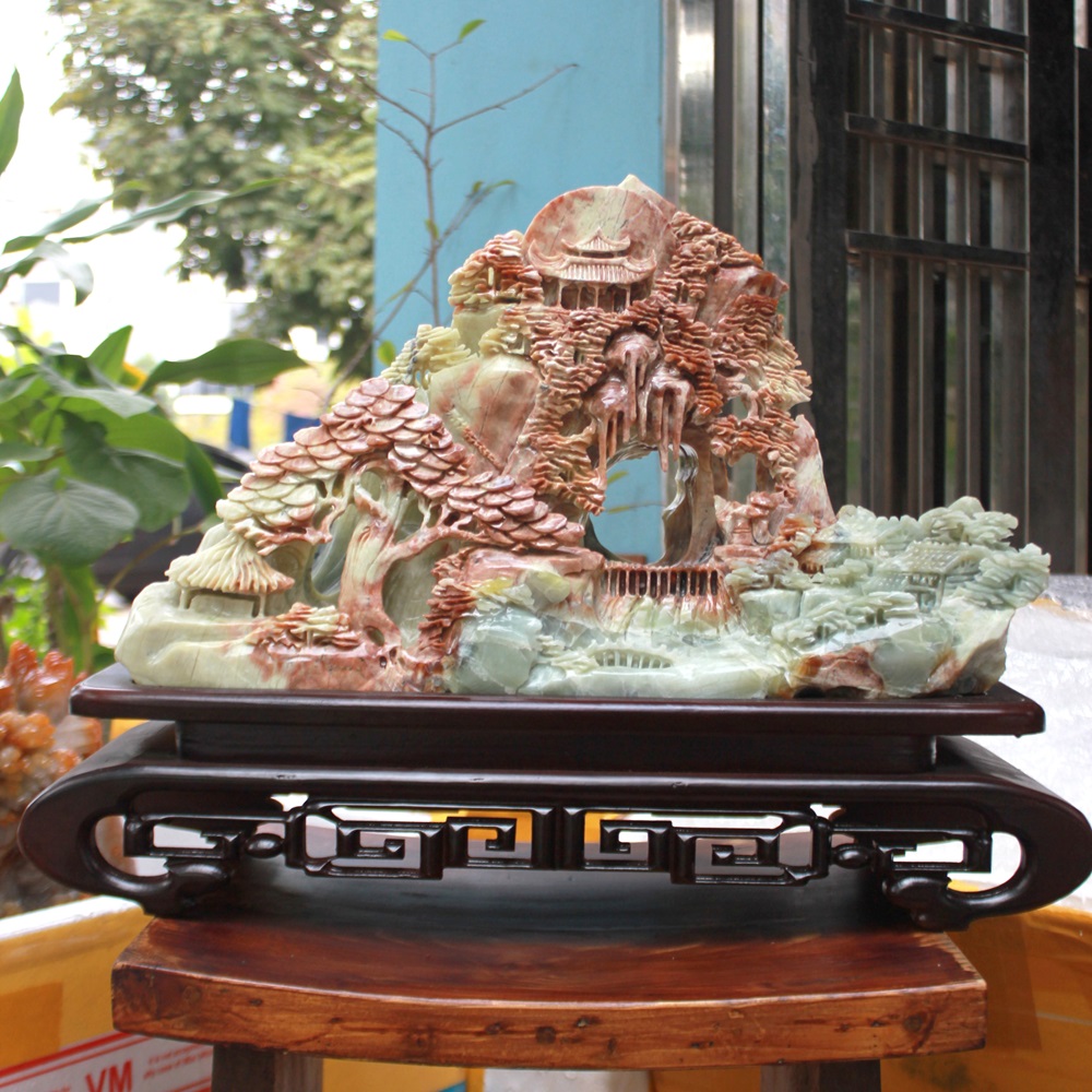 Bồng Lai Tiên Cảnh Ngọc Tụ Nham 55 x 40