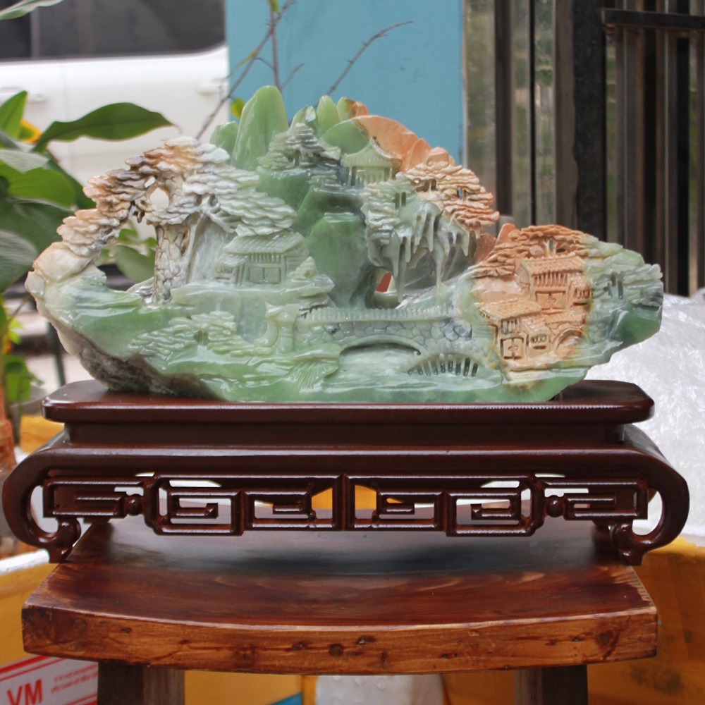 Bồng Lai Tiên Cảnh Ngọc Tụ Nham 48 x 34