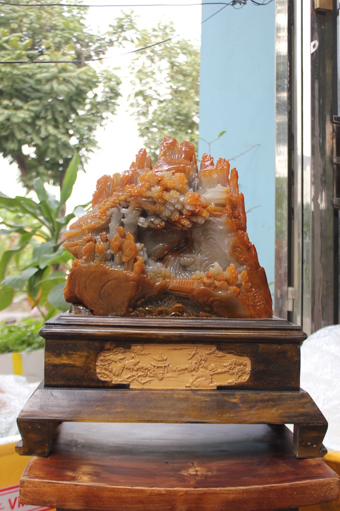 Tiên Cảnh Bồng Lai Ngọc Thọ Sơn 45 x 50cm