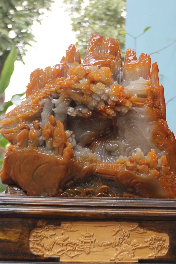 Tiên Cảnh Bồng Lai Ngọc Thọ Sơn 45 x 50cm