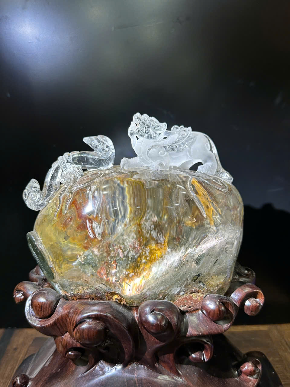 Tỳ Hưu Cánh Tiên Như Ý Thạch Anh Ưu Linh – Tuyệt tác chiêu tài giữ của, vạn sự như ý và cất cánh công danh