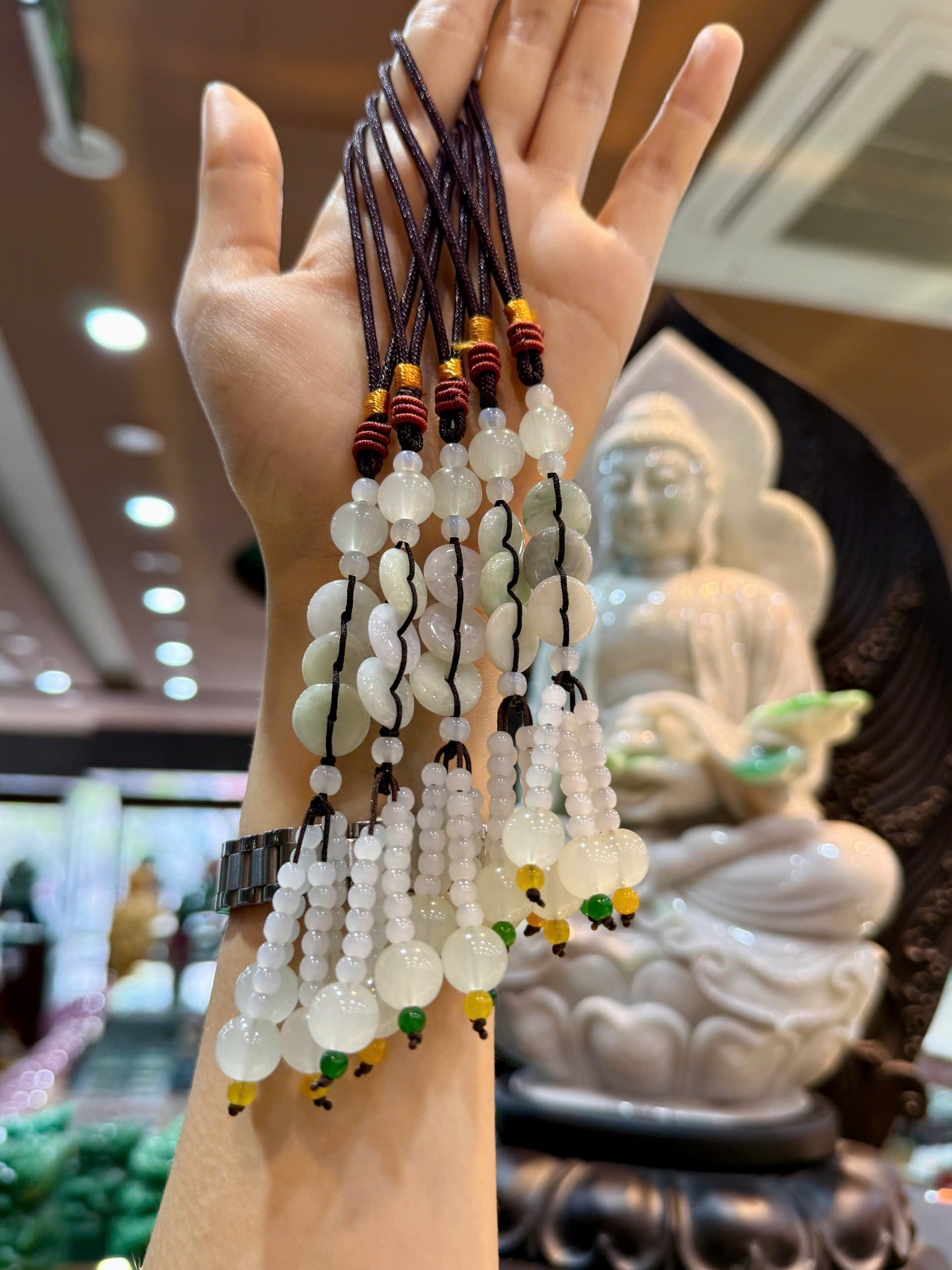 Khánh Treo Xe Ngọc Phỉ Thúy Tác Phẩm Hộ Thân, Điều Hòa Trường Khí