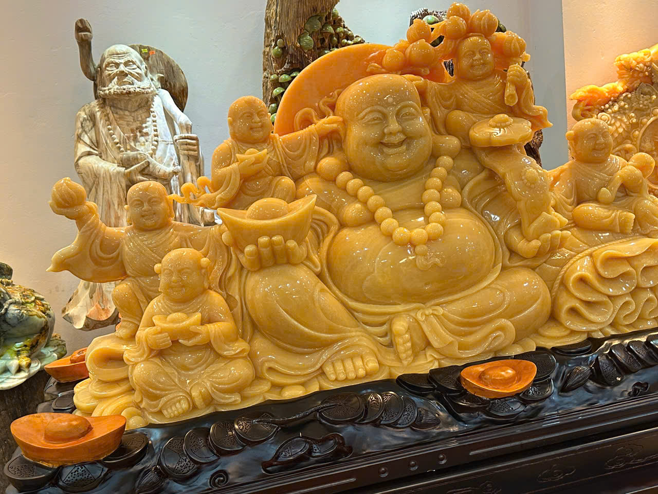Thần Tài Di Lặc Ngũ Phúc Ngọc Hoàng Long - Tài Lộc Bình An Cho Gia Đạo
