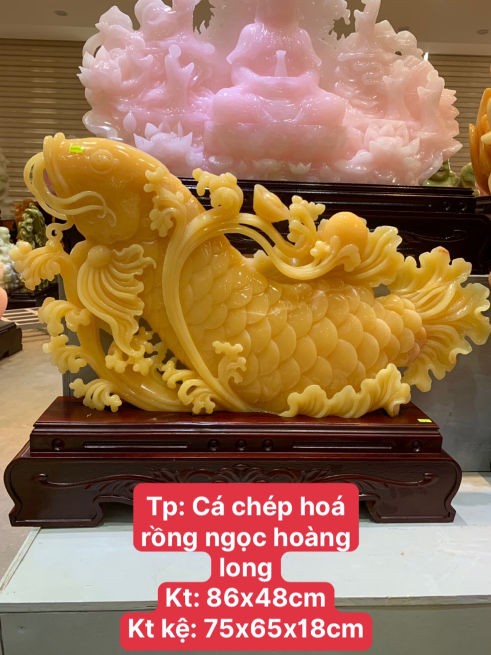 Cá chép hoá rồng ngọc hoàng long