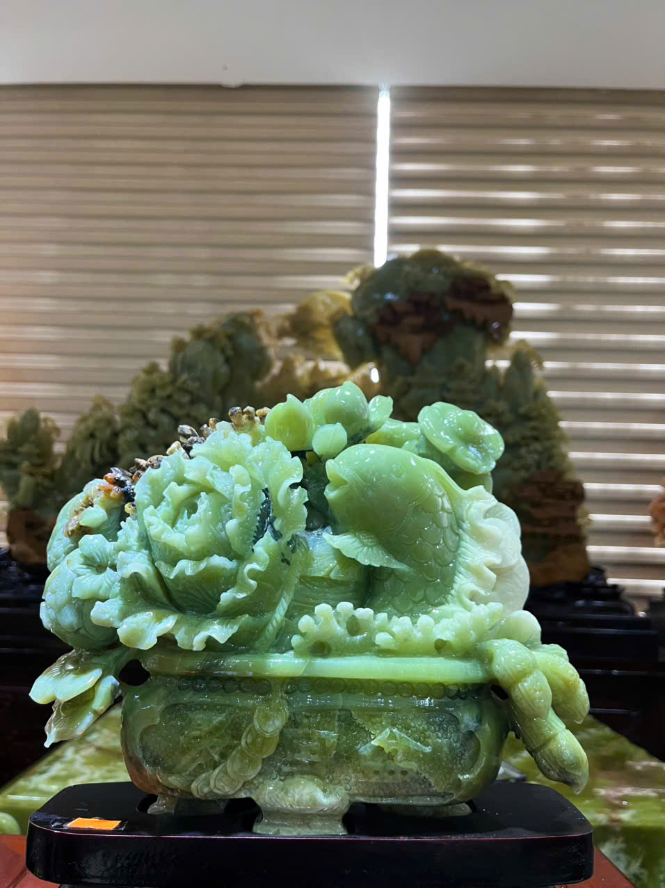 Cá Chép Phú Quý Ngọc Serpentine 32x25cm