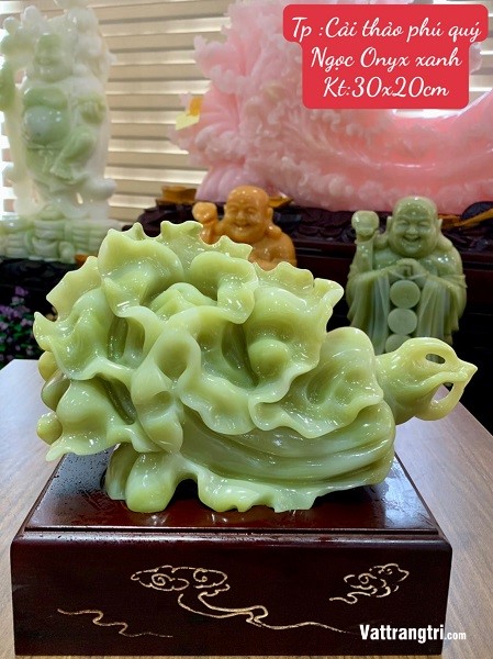 Cải thảo phú quý Ngọc onyx xanh 30cm