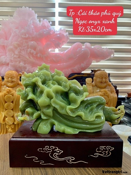 Cải thảo phú quý Ngọc onyx xanh 35cm