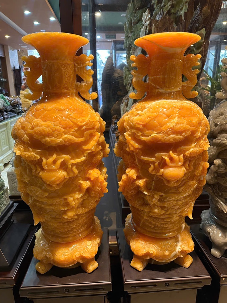 Cặp lục bình long phụng sum vầy ngọc hoàng long 80cm