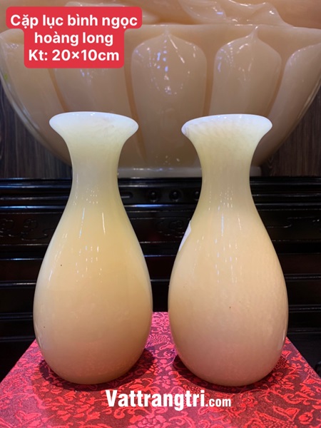 Cặp lục bình ngọc hoàng long 20cm