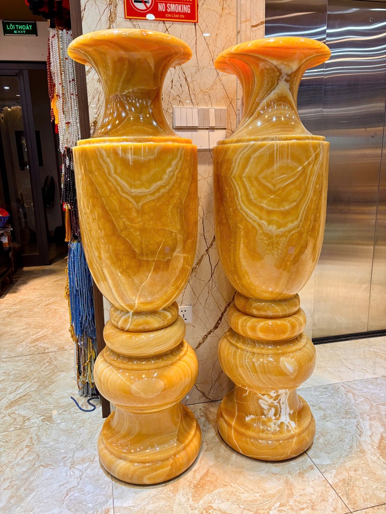 Cặp Lục Bình Ngọc Hoàng Long Vip 160 x 40cm