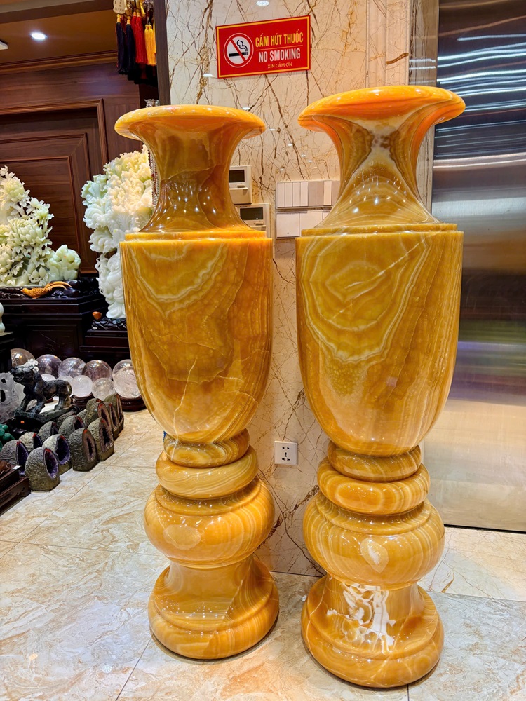 Cặp Lục Bình Ngọc Hoàng Long Vip 160 x 40cm