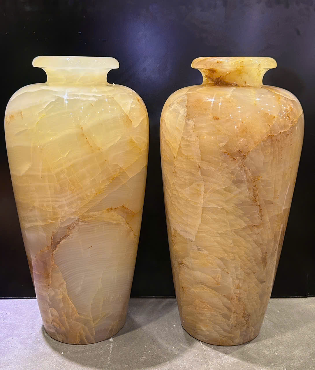 Cặp lục bình ngọc onyx 60cm