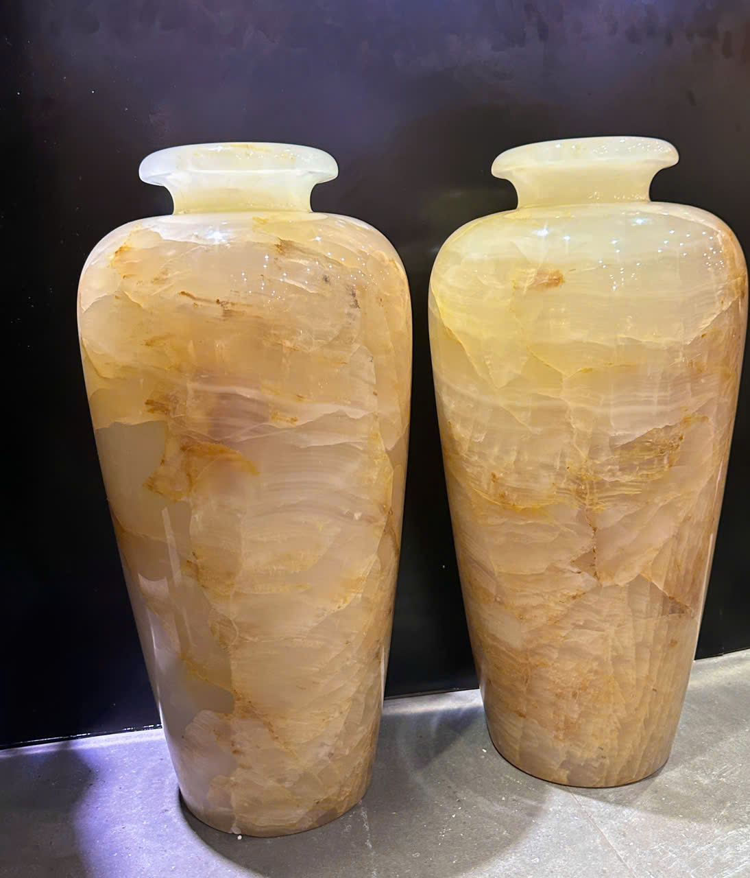 Cặp lục bình ngọc onyx 60cm