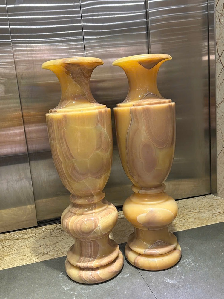 Cặp Lục Bình Phú Quý Ngọc Hoàng Long 100cm