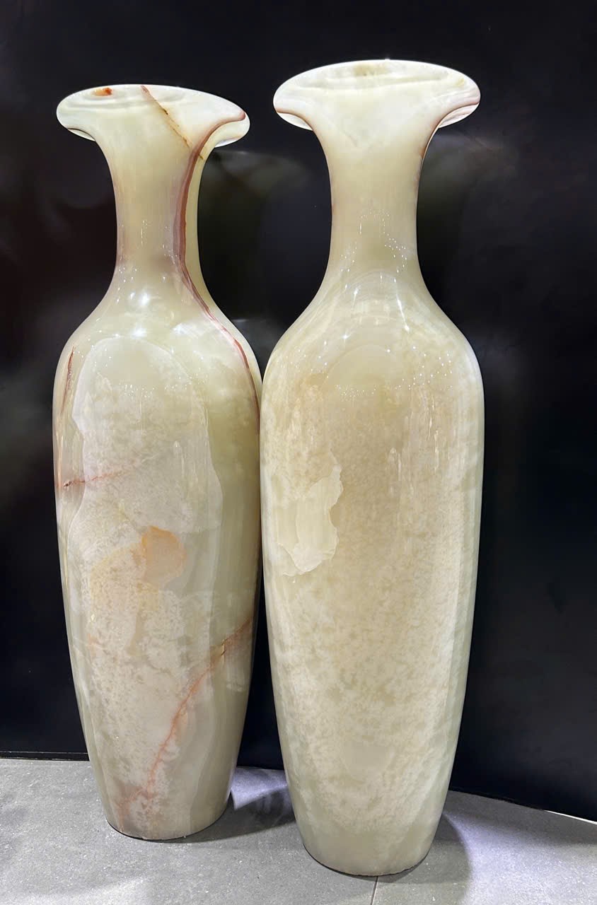 Cặp lục bình phú quý ngọc onyx 100cm