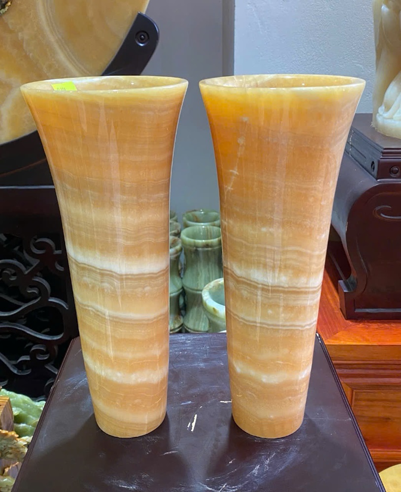 Cặp lục bình tài lộc ngọc hoàng long 30cm