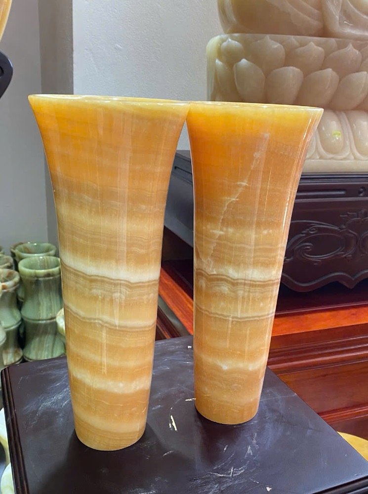 Cặp lục bình tài lộc ngọc hoàng long 30cm