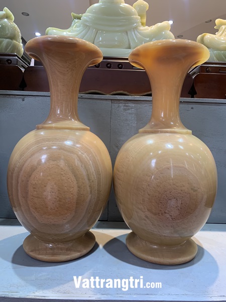 Cặp lục bình tài lộc ngọc hoàng long 48cm