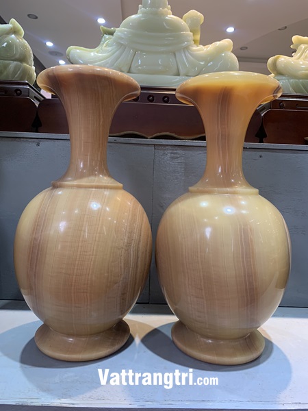 Cặp lục bình tài lộc ngọc hoàng long 48cm