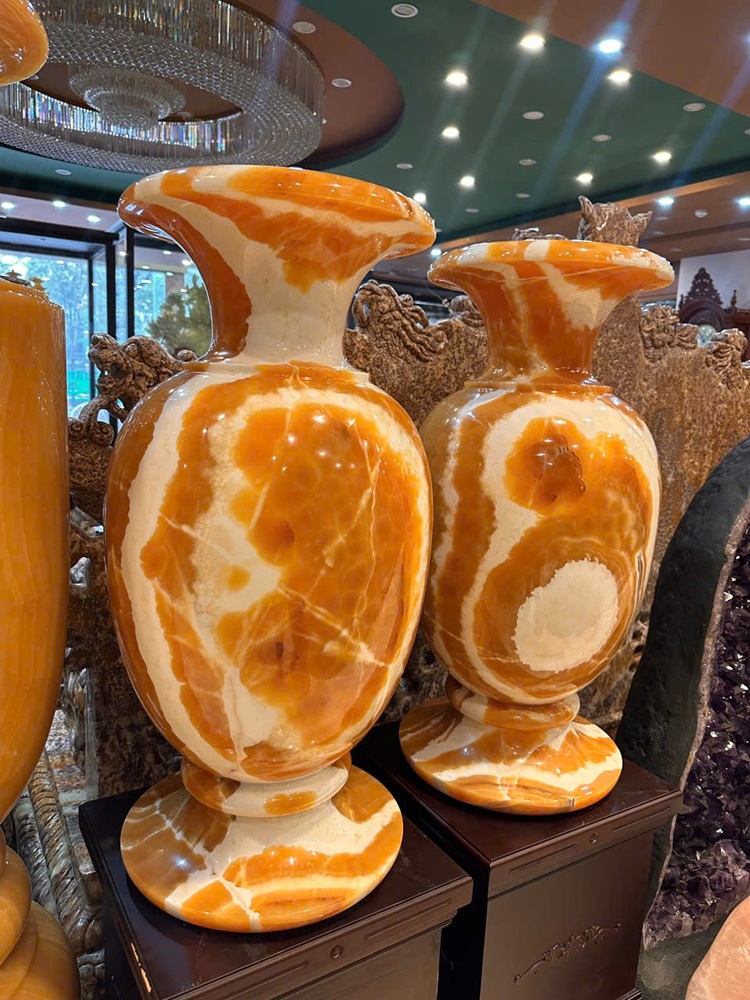 Cặp lục bình tài lộc ngọc hoàng long 90cm