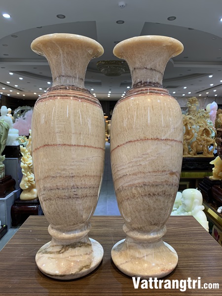 Cặp lục bình tài lộc ngọc onyx 60cm