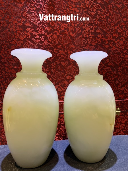 Cặp lục bình thu hút tài lộc bach ngọc onyx 20cm