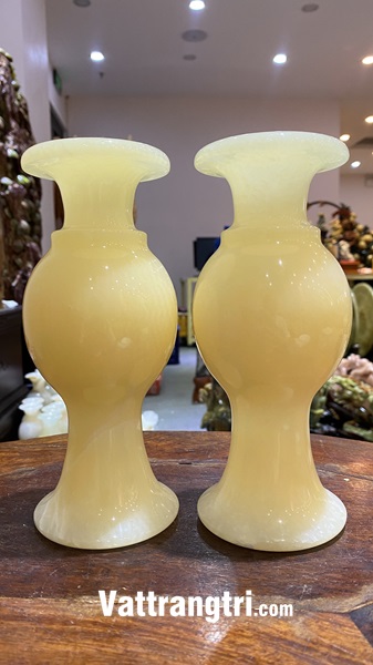 Cặp lục bình thu hút tài lộc ngọc hoàng long 19.5cm