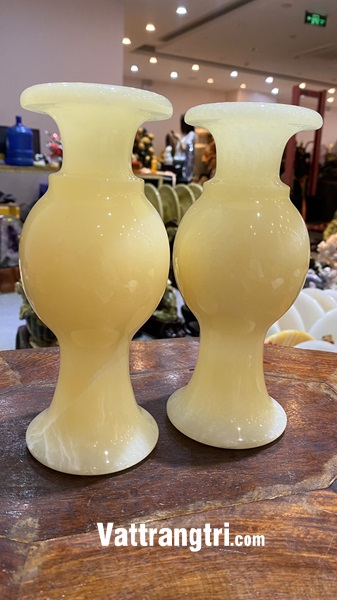 Cặp lục bình thu hút tài lộc ngọc hoàng long 19.5cm