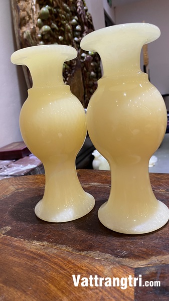 Cặp lục bình thu hút tài lộc ngọc hoàng long 19.5cm