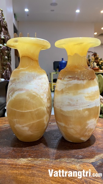 Cặp lục bình thu hút tài lộc ngọc hoàng long 19cm