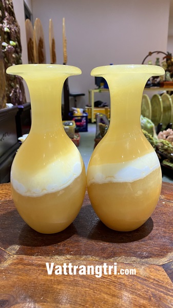 Cặp lục bình thu hút tài lộc ngọc hoàng long 19cm