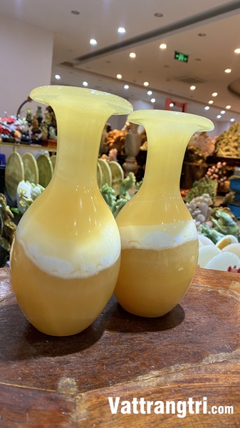 Cặp lục bình thu hút tài lộc ngọc hoàng long 19cm