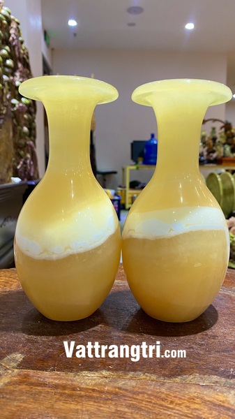 Cặp lục bình thu hút tài lộc ngọc hoàng long 19cm