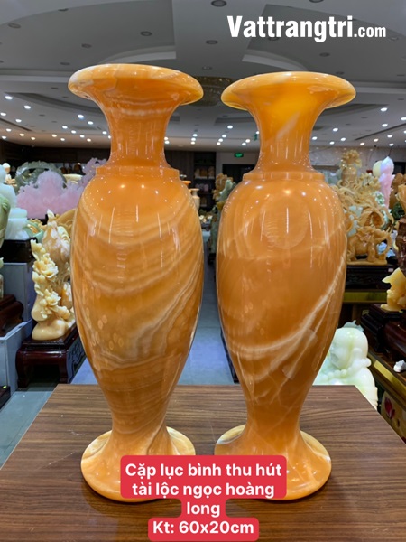 Cặp lục bình thu hút tài lộc ngọc hoàng long 60cm