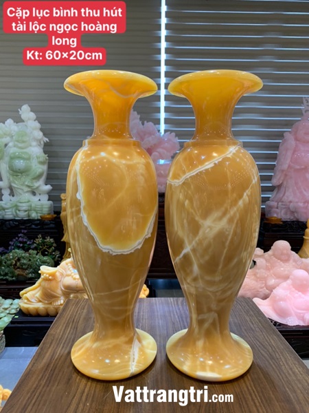 Cặp lục bình thu hút tài lộc ngọc hoàng long 60cm