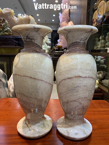 Cặp lục bình thu hút tài lộc ngọc onyx 50cm