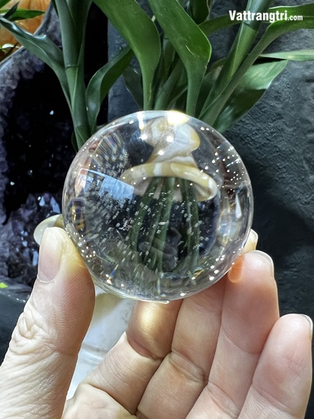 Cầu Đá Thạch Anh Trắng 4.8cm