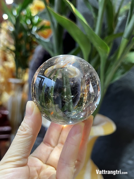 Cầu Đá Thạch Anh Trắng 6.5cm