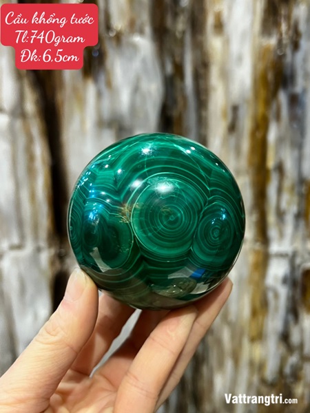 Cầu Khổng Tước Đá Lông Công 6.5cm