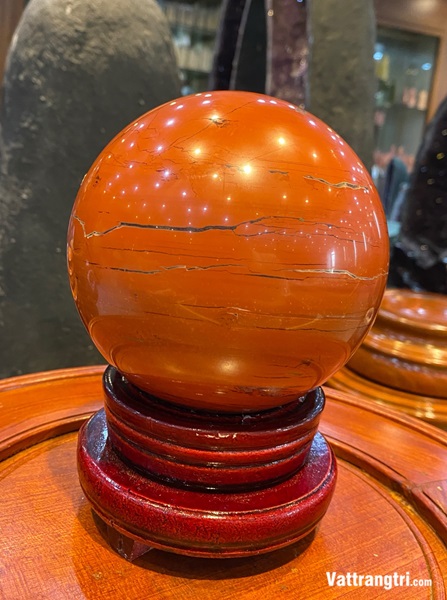 Cầu ngọc bích đỏ 13cm