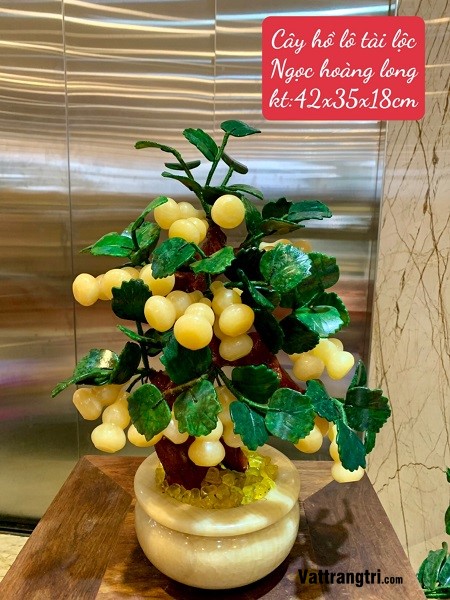 Cây hồ lô tài lộc Ngọc hoàng long 42cm