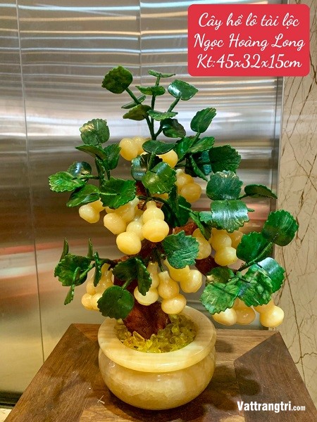 Cây hồ lô tài lộc Ngọc hoàng long 45cm