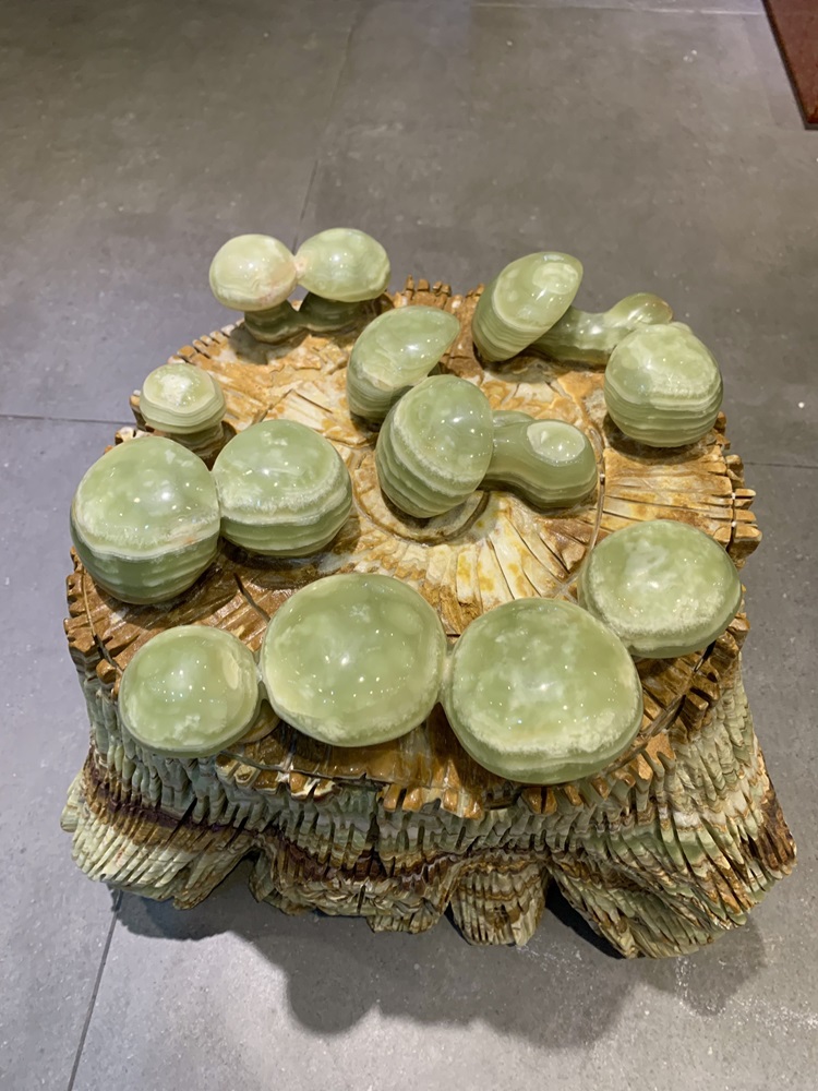 Cây nấm ngọc trường sinh nguyên khối ngọc onyx