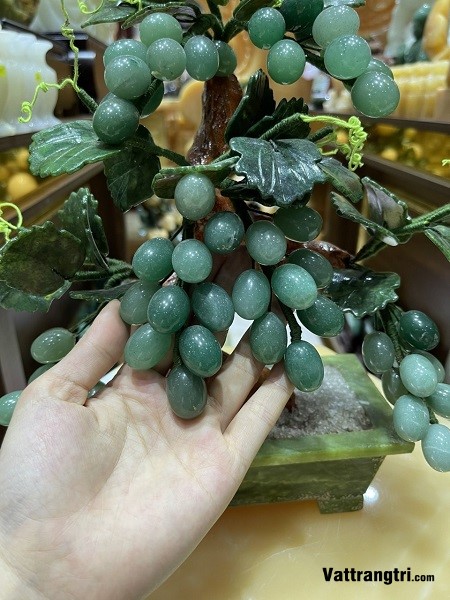 Cây nho đá thạch anh xanh 40cm