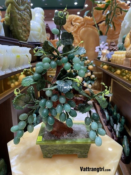 Cây nho đá thạch anh xanh 40cm