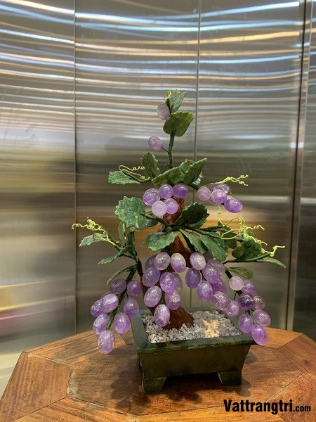 Cây Nho Tài Lộc Thạch Anh Tím 35cm