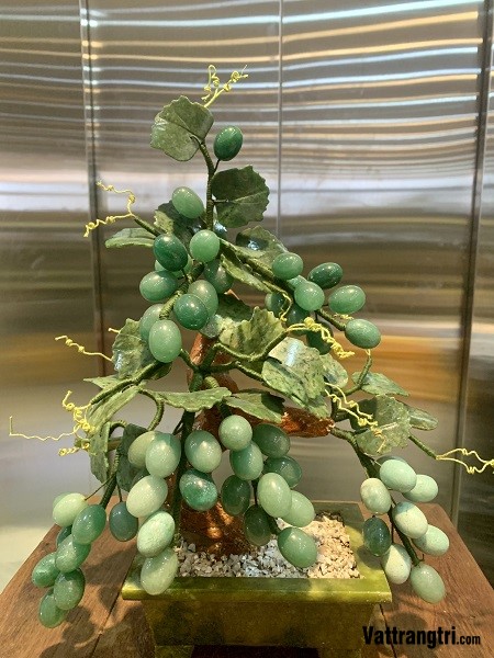 Cây Nho Tài Lộc Thạch Anh Xanh 35cm